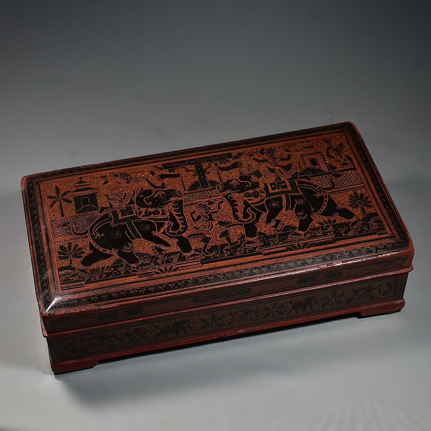 Wooden Burmese Box