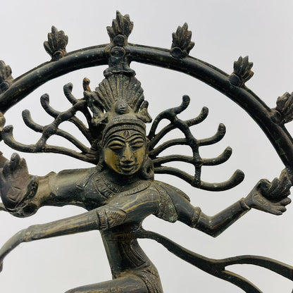 Aged Brass Natraj sculpture