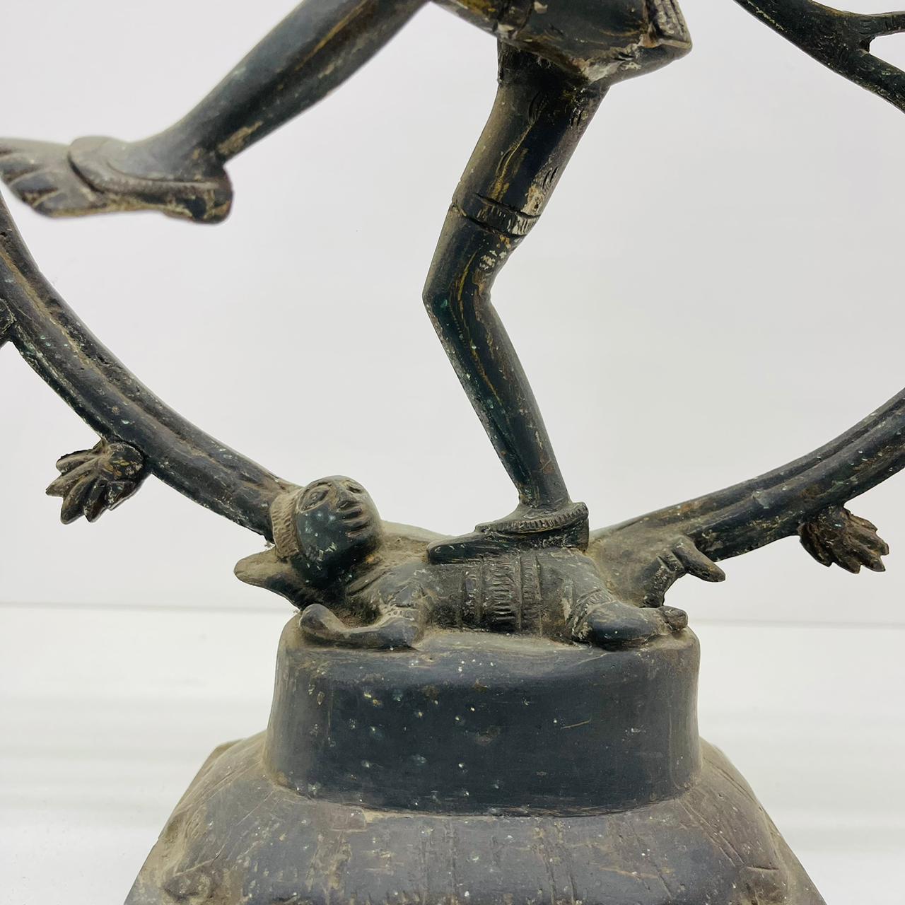 Aged Brass Natraj sculpture