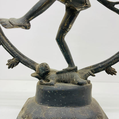 Aged Brass Natraj sculpture