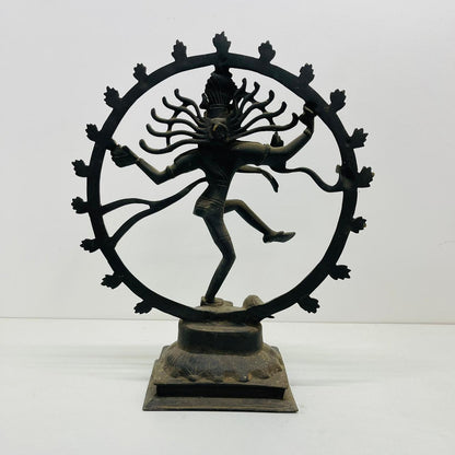 Aged Brass Natraj sculpture
