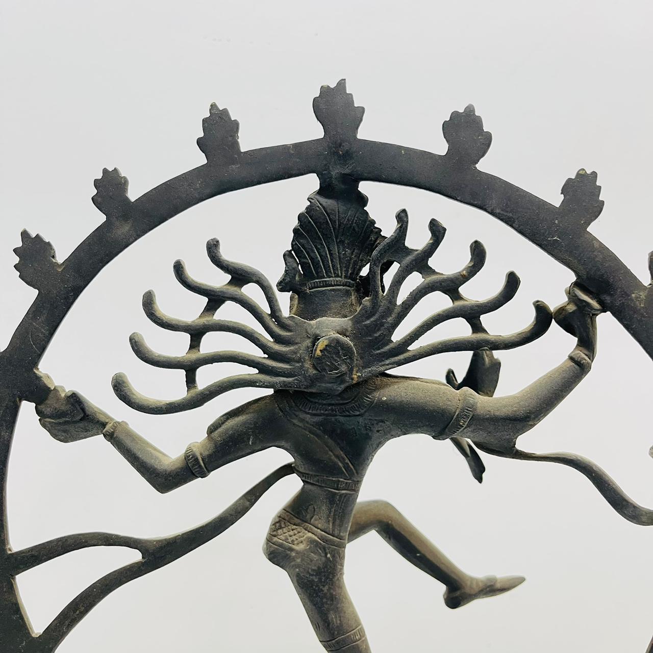 Aged Brass Natraj sculpture
