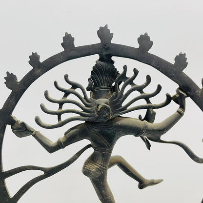 Aged Brass Natraj sculpture