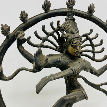 Aged Brass Natraj sculpture