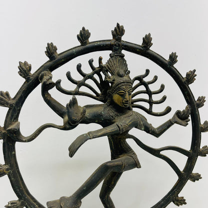 Aged Brass Natraj sculpture