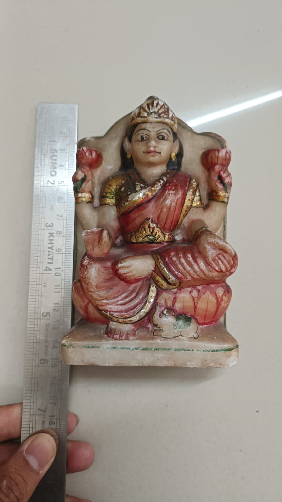 Vintage marble MAA LAXMI - KhatiJi
