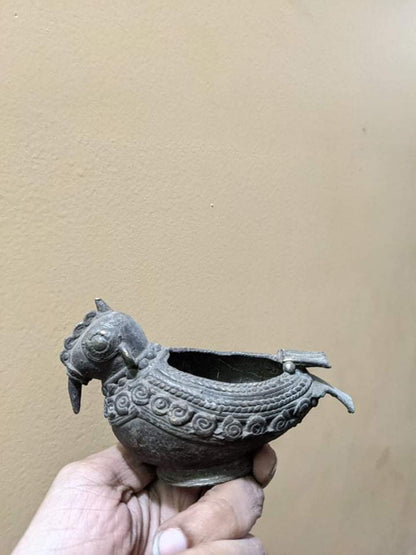 Mysterious metal sculpture ashtray | Home Decors | vintage Collection - KhatiJi