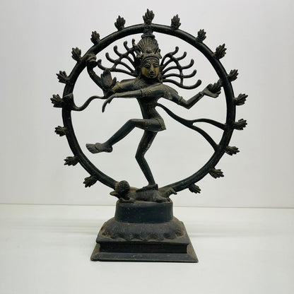 Aged Brass Natraj sculpture